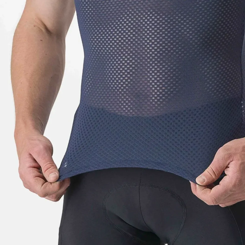Castelli Pro Mesh Base T-Shirt Herren blau – Bild 3