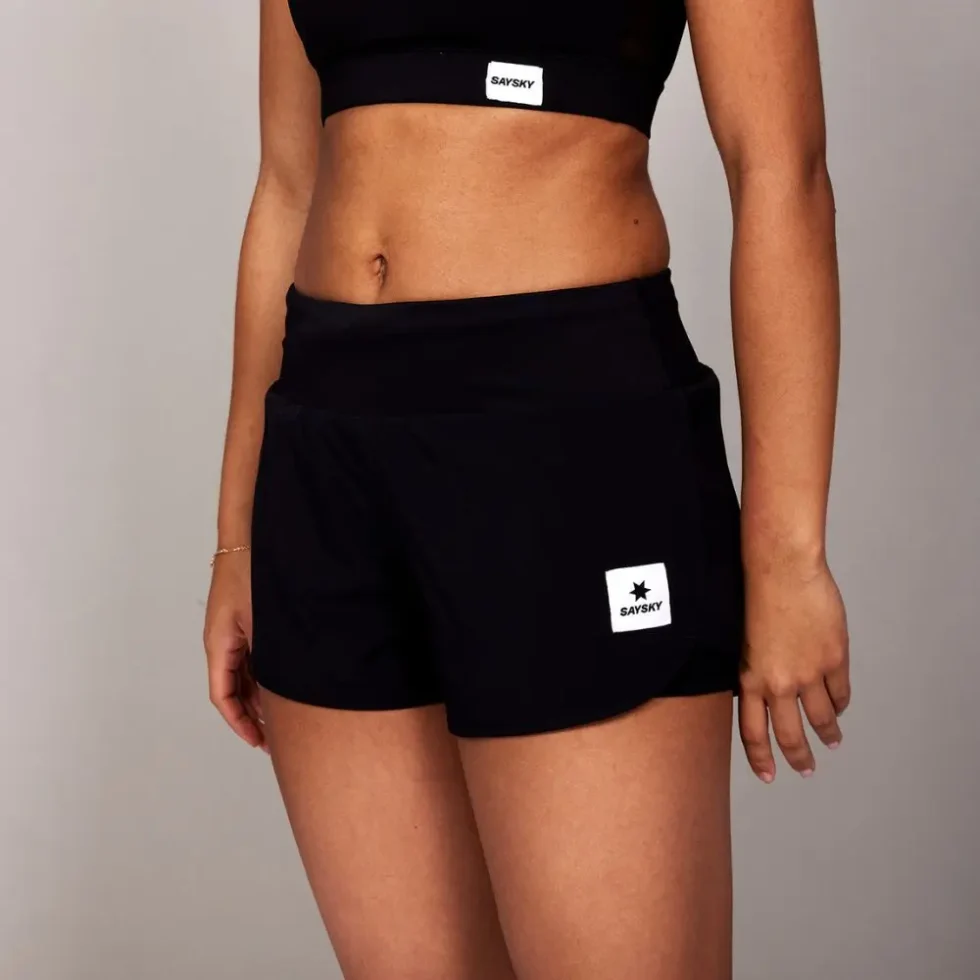 Saysky Pace Shorts 3" Damen schwarz