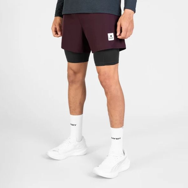 Saysky 2in1 Pace Laufshorts 5" Herren – Bild 24