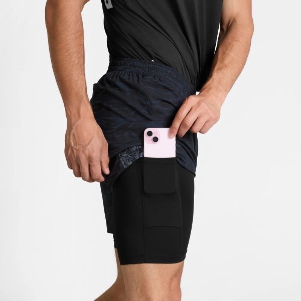Saysky Tiger Pace 2 in 1 Shorts 5" Herren – Bild 5