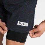 Saysky Tiger Pace 2 in 1 Shorts 5" Herren