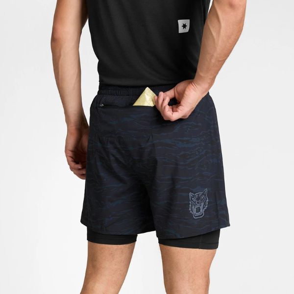 Saysky Tiger Pace 2 in 1 Shorts 5" Herren – Bild 3